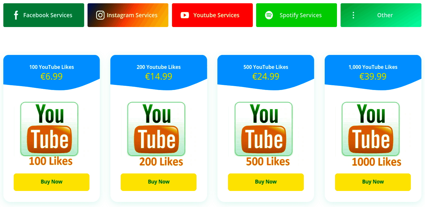 Youtube likes | Purchase YouTube likes at the least expensive costs available and with the quickest conveyance speed we allow your recordings the opportunity of getting viral today